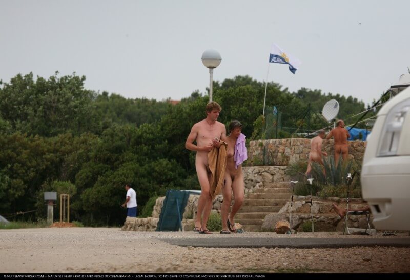 Nudism Family Indian Summer Painting photo gallery - A person without clothes is closer to nature