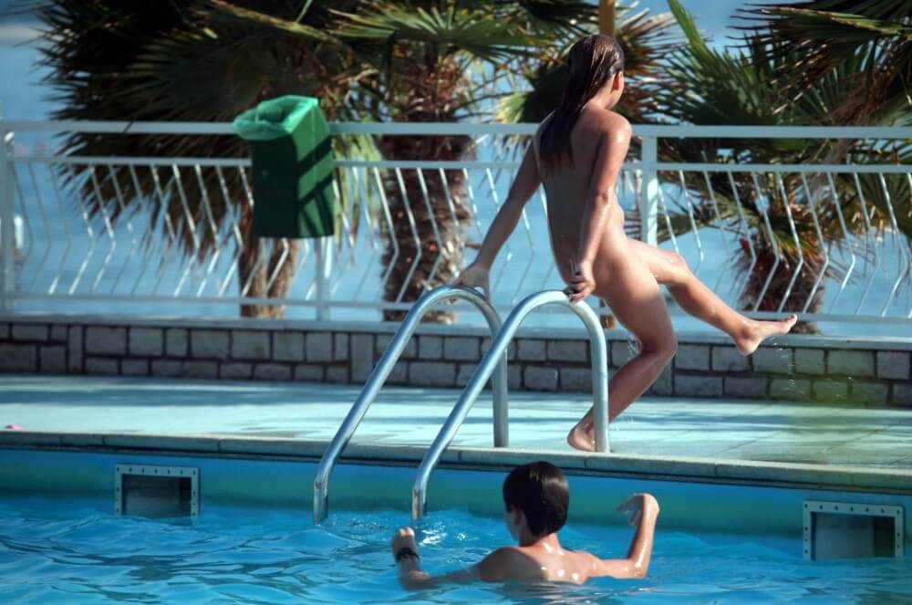 Pool Assortment Nudism Life - A naturist strives for inner harmony and emotional balance