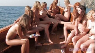 Candid HD: Nudist Boat Cruise Full HD video - Nudity is an expression of natural beauty