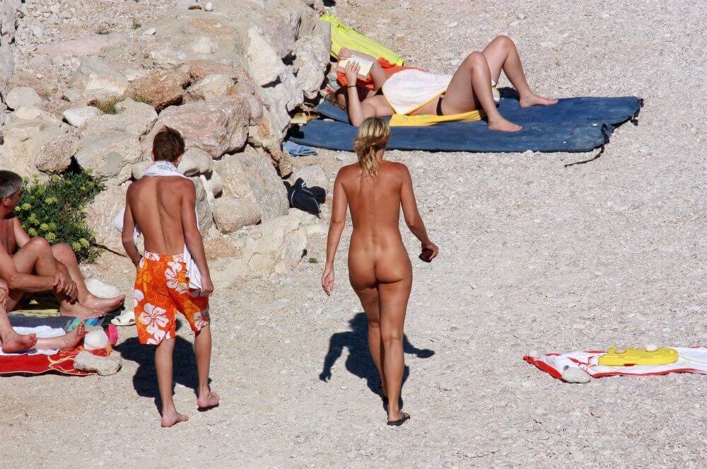European Beach Entrance pics - Nudism and naturism value harmony