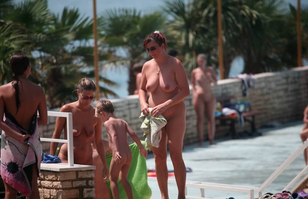 Boardwalk Biking pics - Nudism teaches respect for the body and nature