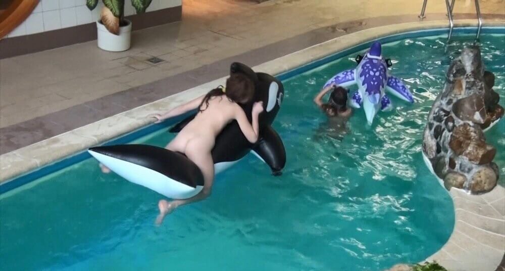 Naturism in the pool Full HD - Nudism and naturism as a philosophy of life based on respect and acceptance