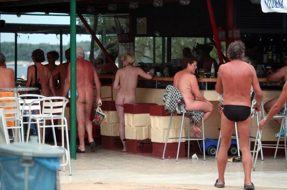 Outdoor diner view - Health and well-being are enhanced through naturism and nudism