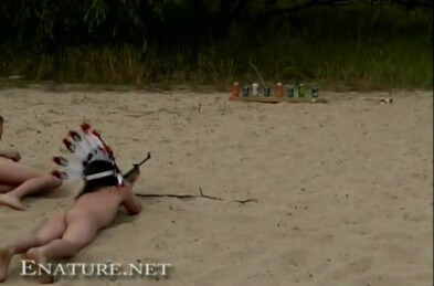Enature - naked shoot out - Nature serves as the bodys natural clothing