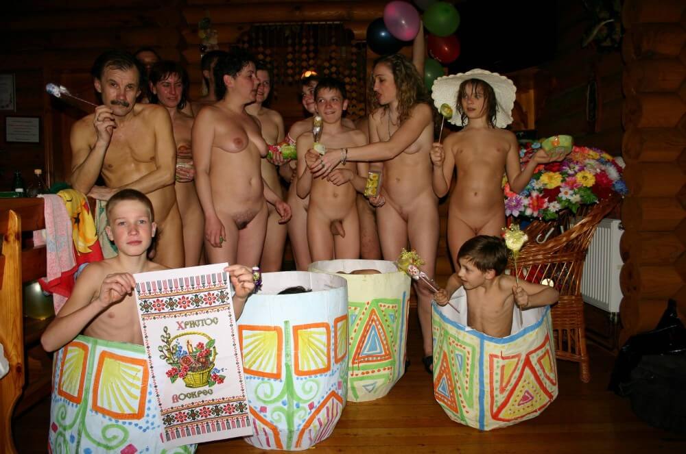 Easter Group Memories pics - People practice nudism to achieve harmony with nature