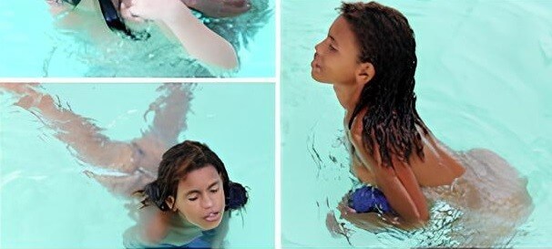 Brazil naturism gallery, Tropic Pool Sunbath 2 - Nudists only allowed