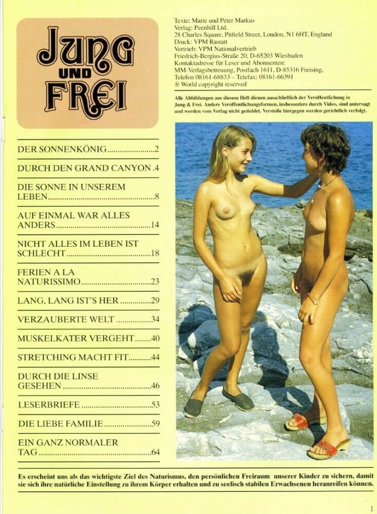 Jung und Frei Nr 76 - Nudism promotes inner happiness