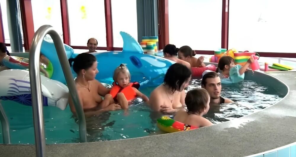 Indoor Swim Exercise - Naturism and nudism value honesty and sincerity in relationships