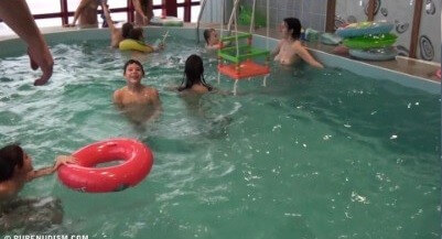 Indoor Swim Exercise 2 Full HD video - Nudity helps overcome insecurities and fears