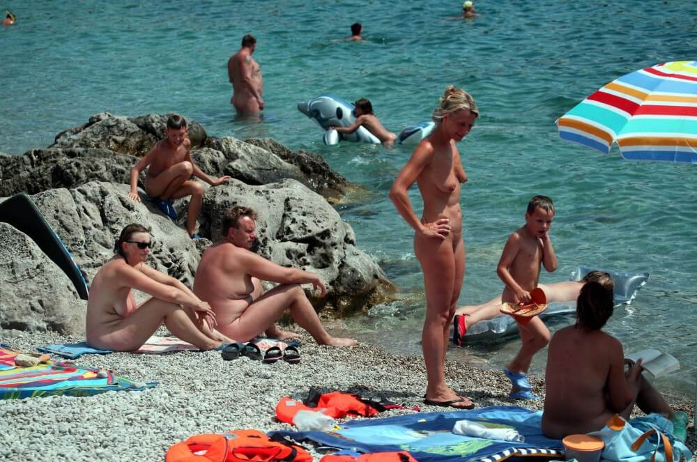 Rock Side Family Camping pics - Naturism promotes openness toward the body