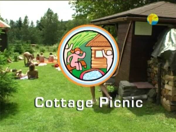 Naturist Freedom: Cottage Picnic DVD - Getting rid of clothes