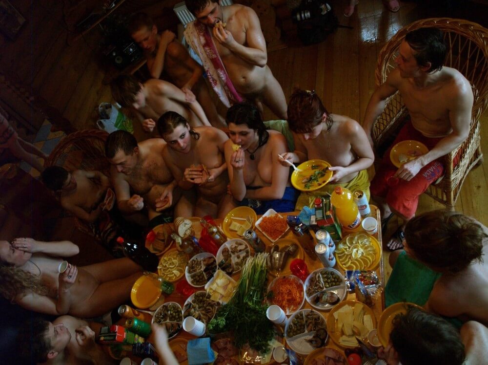 Family Valentines Dinning pics - Naturism is not a cult