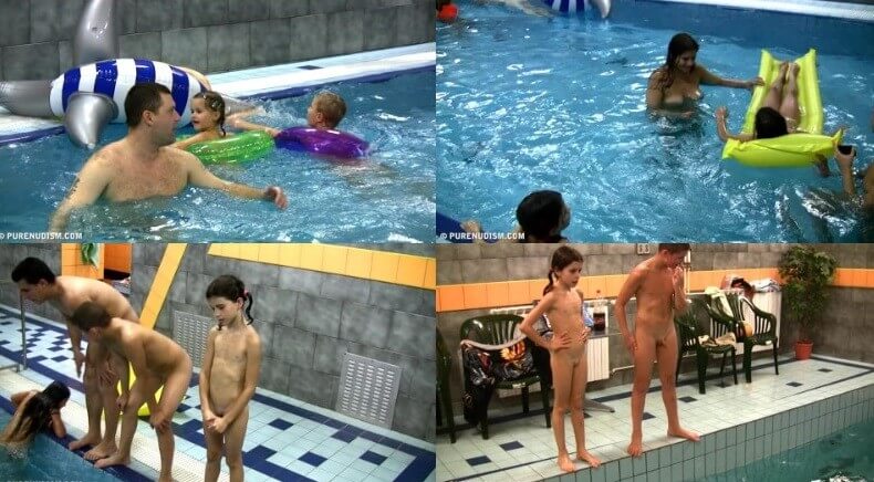 Contests In The Water 1 - Nudist families: open materials for connoisseurs