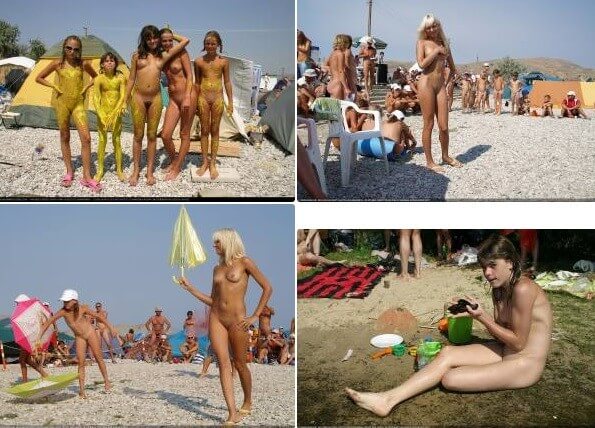 Beautiful Princesses On The Sea photos - Living in harmony and tranquility is the primary goal of naturists and nudists