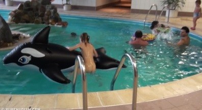 Naturism - Indoor dolphin ride Full HD upd - Such nudist practices help break down prejudices