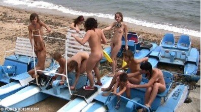 A group of naturists at sea - Its one thing to see nudists, but another to be a nudist yourself