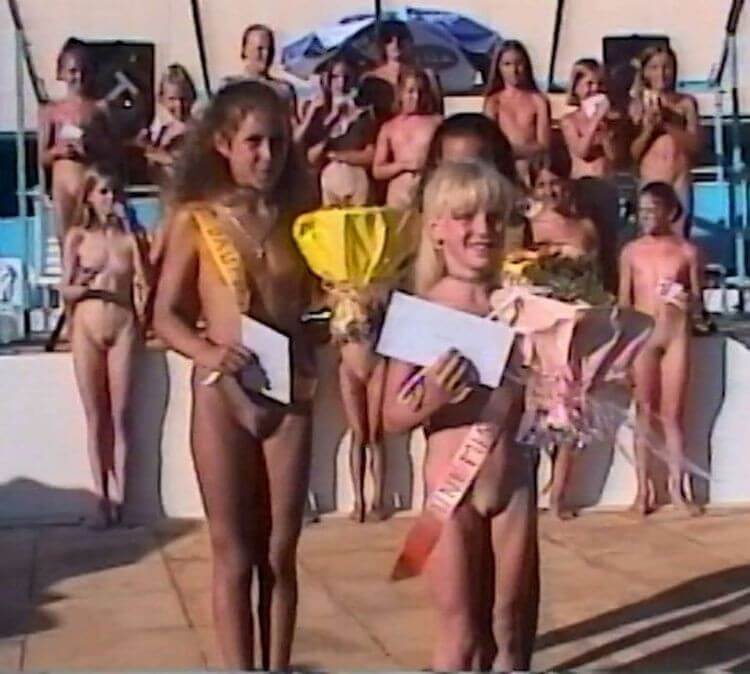 Poolside Pageant Classics Full HD video - Many naked men and women