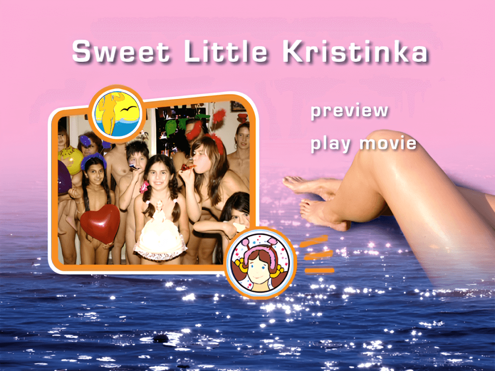 Naturist Freedom: Sweet Little Kristinka  DVD - The practice of nudity within a community